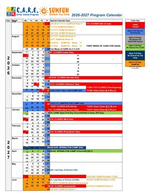 CARE 26-27 Calendar